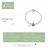 Bracelete estilo Pandora Rígido Letra A - SCB829