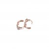Brinco Argolas Paciência Azul Claro Huggie Pandora Rosa - 289304C02