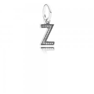 Charm PANDORA de Prata Pendente Letra Z - 791338CZ Charm PANDORA de Prata Pendente Letra Z - 791338CZ