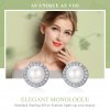 Brincos Petit Monólogo Elegante estilo Pandora - SCE122