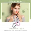 Charm Pendente Eu amo minha família estilo Pandora - SCC1145