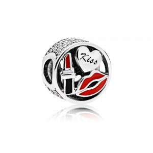 Charm berloques PANDORA Beijo Marcante - 796324ENMX Charm berloques PANDORA Beijo Marcante - 796324ENMX