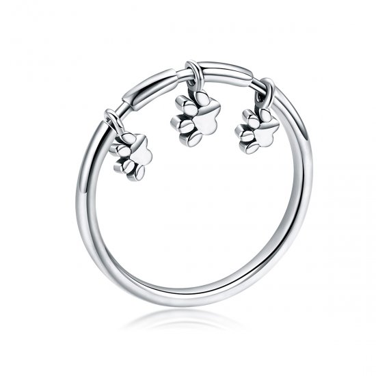 Anel Amor por animais de estimação estilo Pandora - SCR394  Clique na imagem para fechar