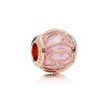 Charm PANDORA ROSETM Petit Facetado Rosa Entrelaçado - 781968PCZ