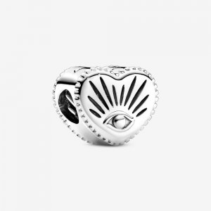 Charm O Olho que Tudo Vê com Coração Pandora - 799179C00