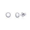 Brincos Petit Feijão Simples estilo Pandora - SCE705-A Brincos Petit Feijão Simples estilo Pandora - SCE705-A