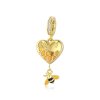 Charm Pendente Amor favo de mel estilo Pandora - SCC1714