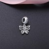 Charm PANDORA de Prata Pendente Delicada Borboleta - 791255CZ
