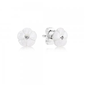 Brinco PANDORA Flores Luminosas - 290698MOP Brinco PANDORA Flores Luminosas - 290698MOP