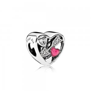 Charm berloques PANDORA Flecha do Amor - 792039CZ