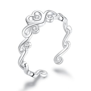 Anel Coroa de prata life Pandora - BSR105 Anel Coroa de prata life Pandora - BSR105