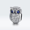 Charm Coruja Brilhante estilo Pandora - SCC1607