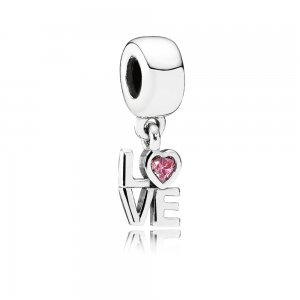 Charm PANDORA de Prata Pendente LOVE - 791253CZS Charm PANDORA de Prata Pendente LOVE - 791253CZS