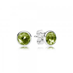 Brinco PANDORA Gota de Peridoto Agosto - 290738PE Brinco PANDORA Gota de Peridoto Agosto - 290738PE