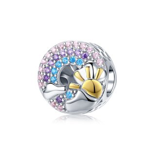 Charm Arco-íris e Sol life Pandora - SCC1255 Charm Arco-íris e Sol life Pandora - SCC1255