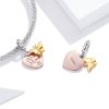 Charm Pendente Dois tons Melhor mãe estilo Pandora - SCC1792