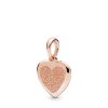 Pendente Coração de Brilho Fosco Pandora Rose - 387926