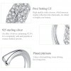 Conjunto de joias Dois tons Pluma estilo Pandora - SET012