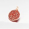 Pendente Vidro Murano Vermelho Pandora Rose - 388148RMU