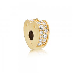 Clipe PANDORA Shine Arcos do Amor - 767020CZ