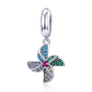 Charm Pendente Moinho de vento estilo Pandora - SCC971