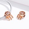 Charm Apanhador de Sonhos estilo Pandora Rosa - SCC330-C