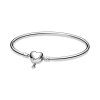 Bracelete Pandora Rígido Coração Infinito - 598891C00 Bracelete Pandora Rígido Coração Infinito - 598891C00