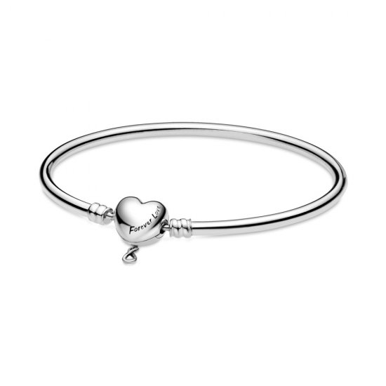 Bracelete Pandora Rígido Coração Infinito - 598891C00  Clique na imagem para fechar