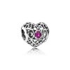 Charm berloques PANDORA Coração de Julho - 791784SRU