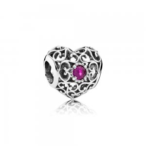 Charm berloques PANDORA Coração de Julho - 791784SRU