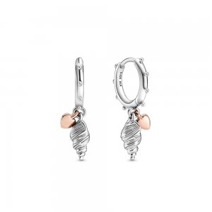 Brinco Concha do Coração e Concha Pandora - 289000C00 Brinco Concha do Coração e Concha Pandora - 289000C00