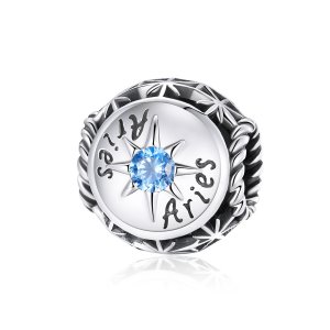 Charm Áries brilhante estilo Pandora - SCC1725-1 Charm Áries brilhante estilo Pandora - SCC1725-1