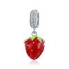 Charm Pendente Morango fofo estilo Pandora - SCC1537
