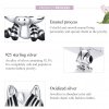 Charm Zebra de desenho animado estilo Pandora - BSC387