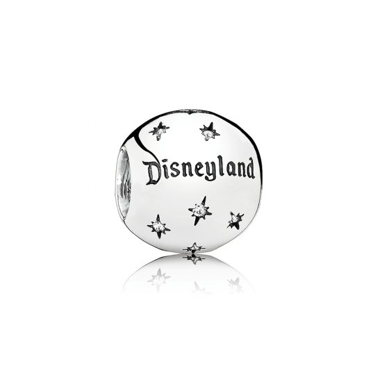 Charm berloques Pandora de prata Disneyland Resort  Clique na imagem para fechar