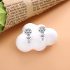 Brincos Sparkling Daisy Flower Trio Pandora - 298876C01