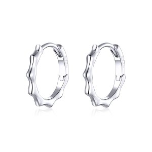 Brinco Argolas Linha Simples estilo Pandora - SCE843 Brinco Argolas Linha Simples estilo Pandora - SCE843