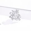 Brincos Petit Flores Brilhantes estilo Pandora - SCE921