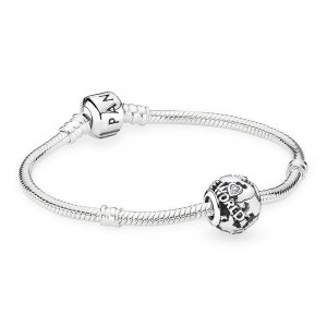 Pulseira Pandora de prata Viajar o mundo