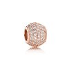 Charm berloques PANDORA Pavê Rosê - 781051CZ
