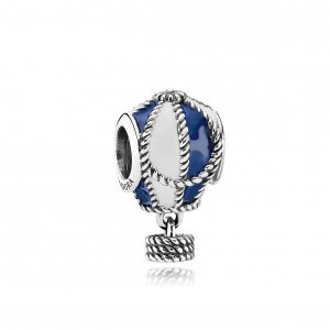 Charm PANDORA de Prata Esmaltado Balão de Ar - 791145ENMX Charm PANDORA de Prata Esmaltado Balão de Ar - 791145ENMX