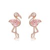 Brincos Petit Flamingos estilo Pandora Rose - BSE120