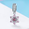 Charm Pendente A dança das flores estilo Pandora - SCC840