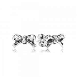 Brinco PANDORA de Prata Laço - 290555CZ Brinco PANDORA de Prata Laço - 290555CZ
