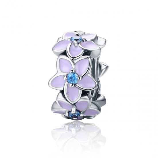 Separador Flores roxas life Pandora - SCC601  Clique na imagem para fechar