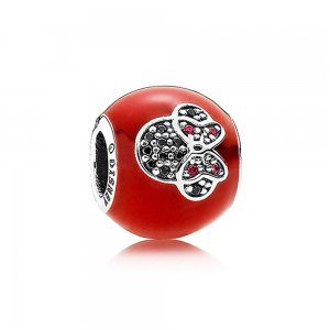 Charm berloques Pandora de prata Eu ♥ Minnie Mouse Charm berloques Pandora de prata Eu ♥ Minnie Mouse