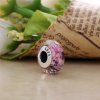 Conta PANDORA Murano Facetado Rosa - 791608 - Contas
