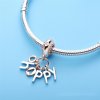 Pingente PANDORA Rose Letras - "Feliz" - 787017NPO