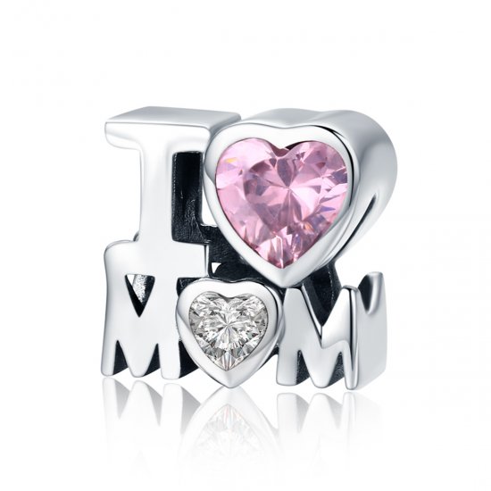 Charm Eu amo mamãe life Pandora - SCC579  Clique na imagem para fechar