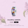 Clipe De Prata Jardim colorido estilo Pandora - SCC1609